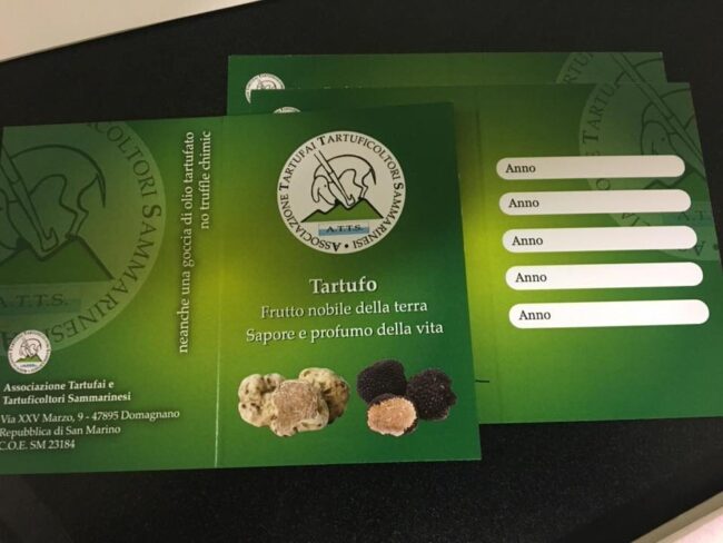Tessera Associazione Tartufai Tartuficoltori Sammarinesi