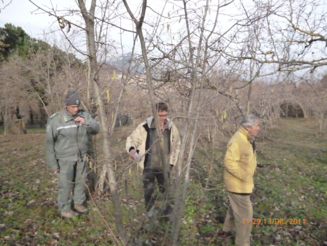 ISPEZIONE TARTUFAIA CON GUARDIA ECOLOGICA E AGRONOMO TOCCI DR. AUGUSTO